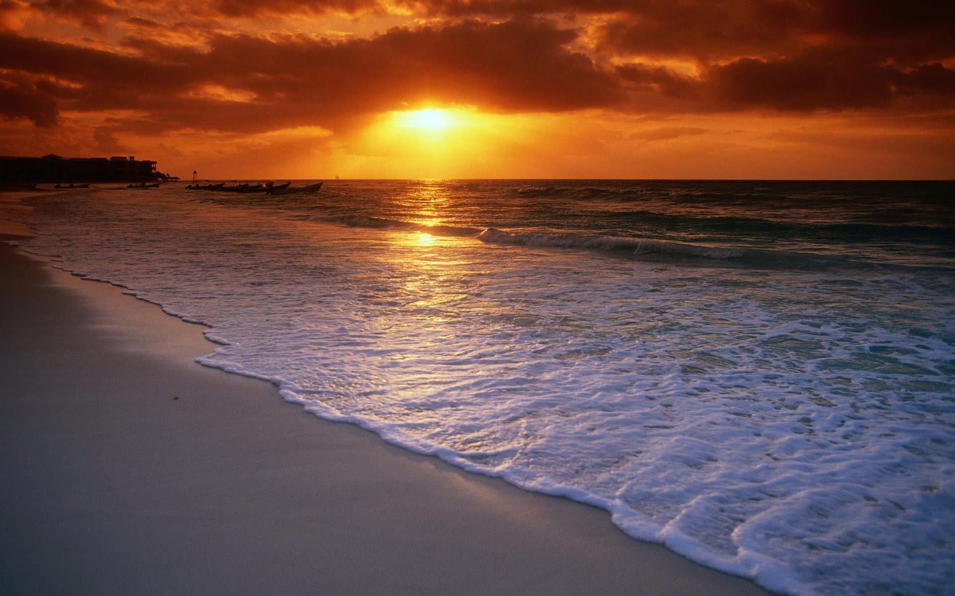 Beach Sunset wallpaper for Desktop