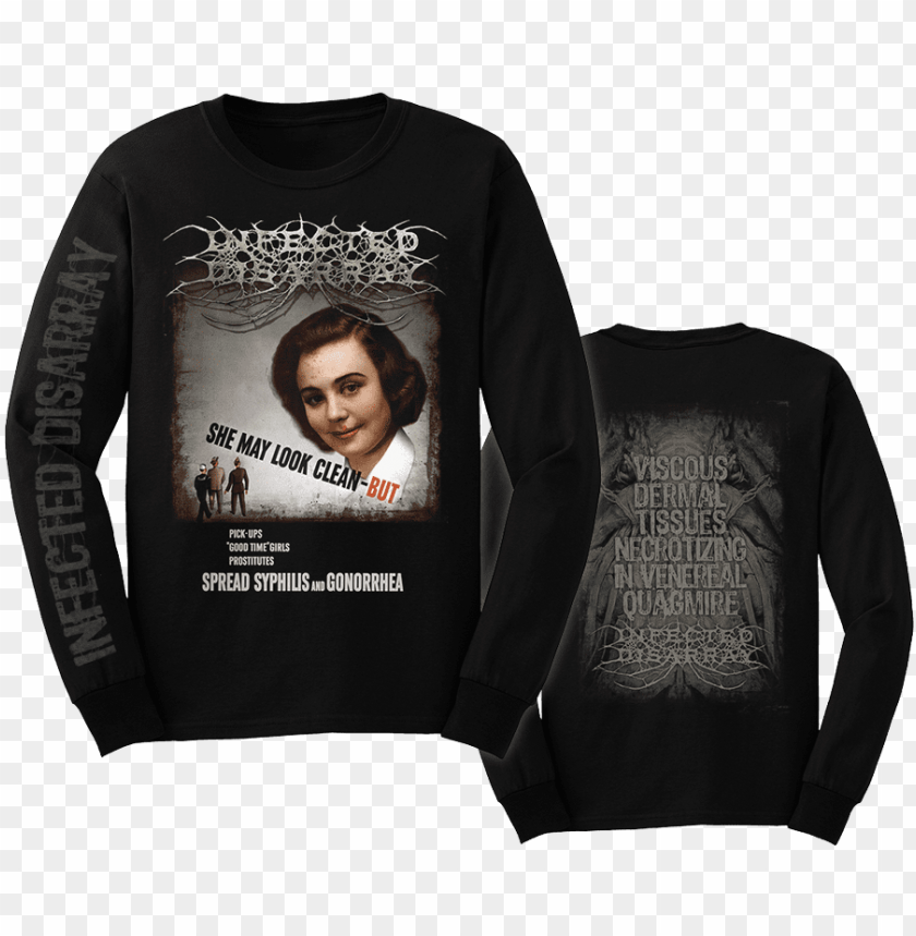 Image Of Venereal Quagmire Shirt Long Sleeved T Png
