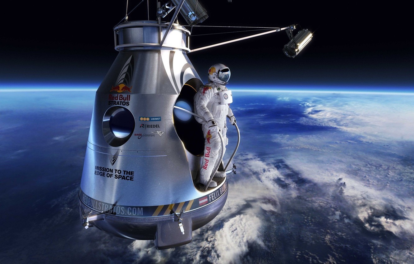 Wallpaper widescreen space sport Earth flight man jumping