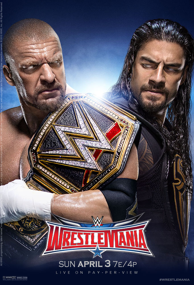 Wwe Wrestlemania Official Poster By Jahar145