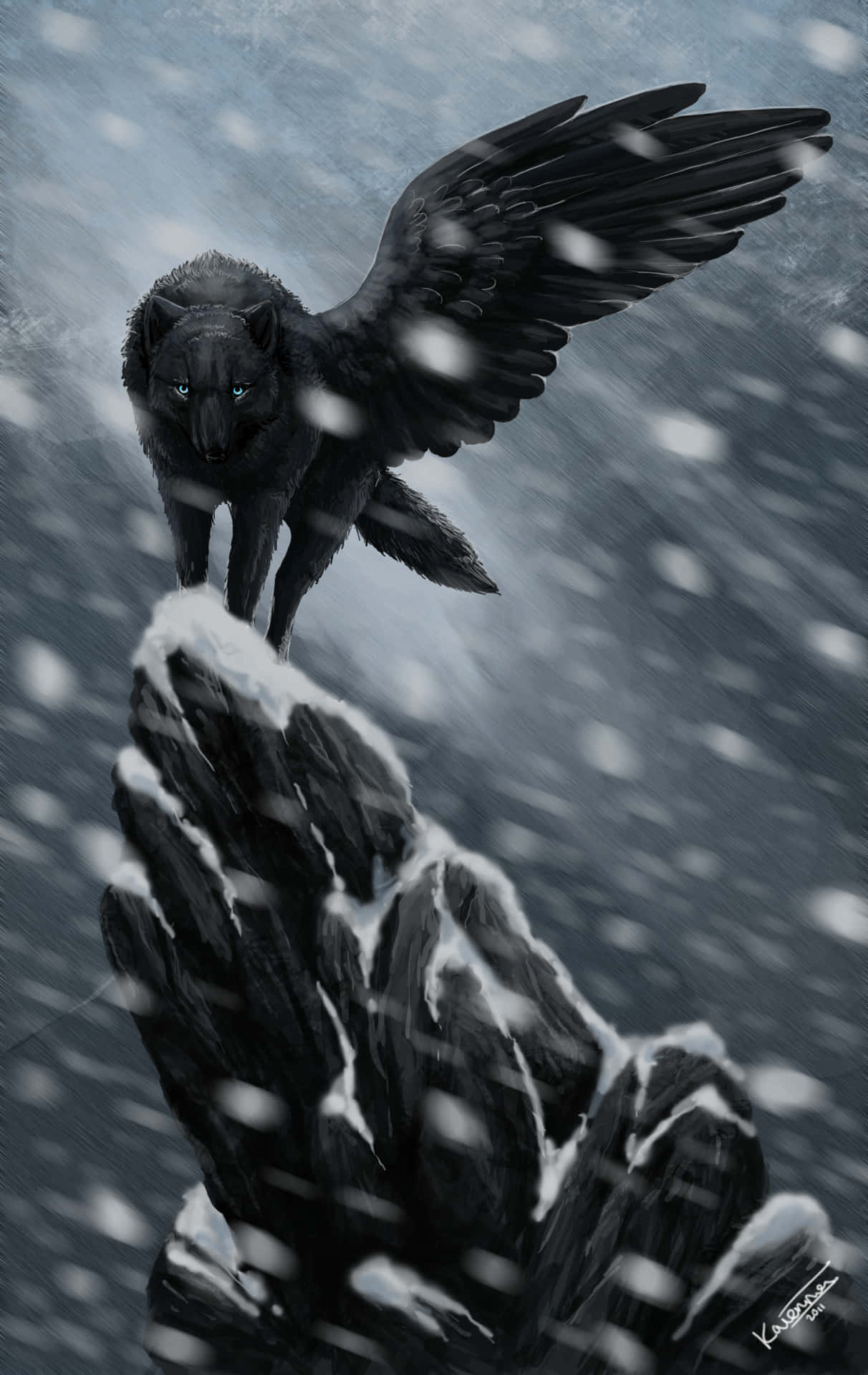 Wolf Aesthetic Wallpaper