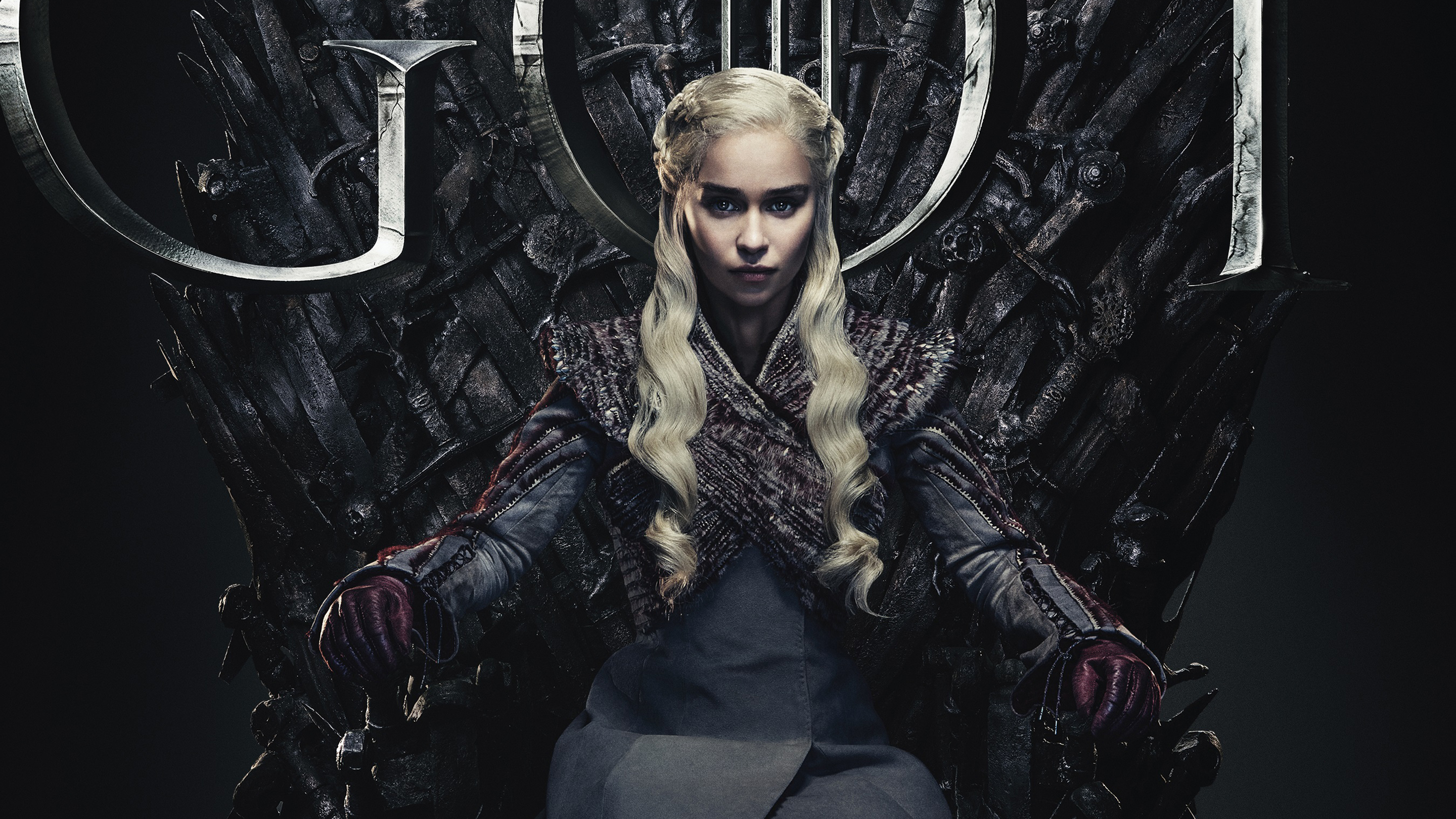 Emilia Clarke In Game Of Thrones Final Season Wallpaper