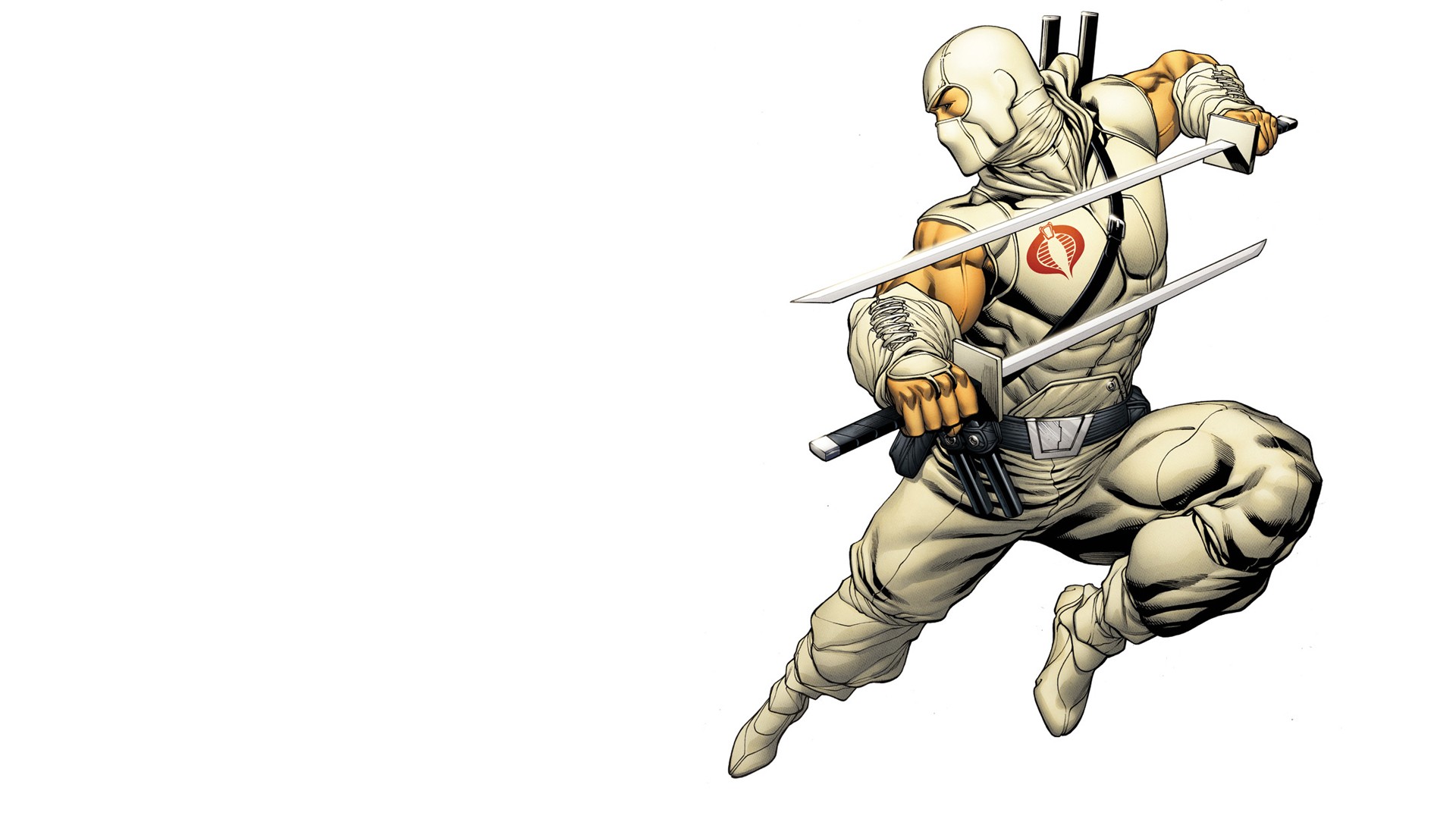 Storm Shadow GI Joe White Sword Katana comics weapons wallpaper