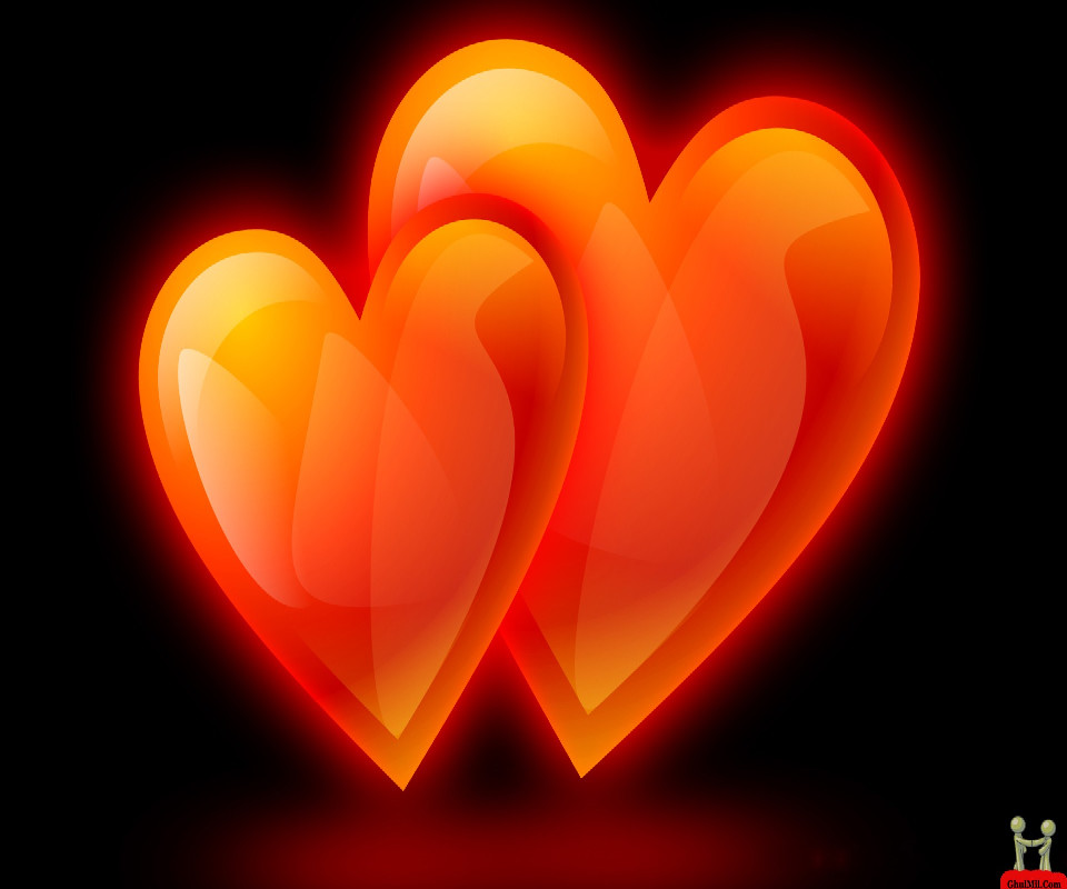 Most Beautiful Love Hearts Pair Htc 4g Wallpaper E Entertainment