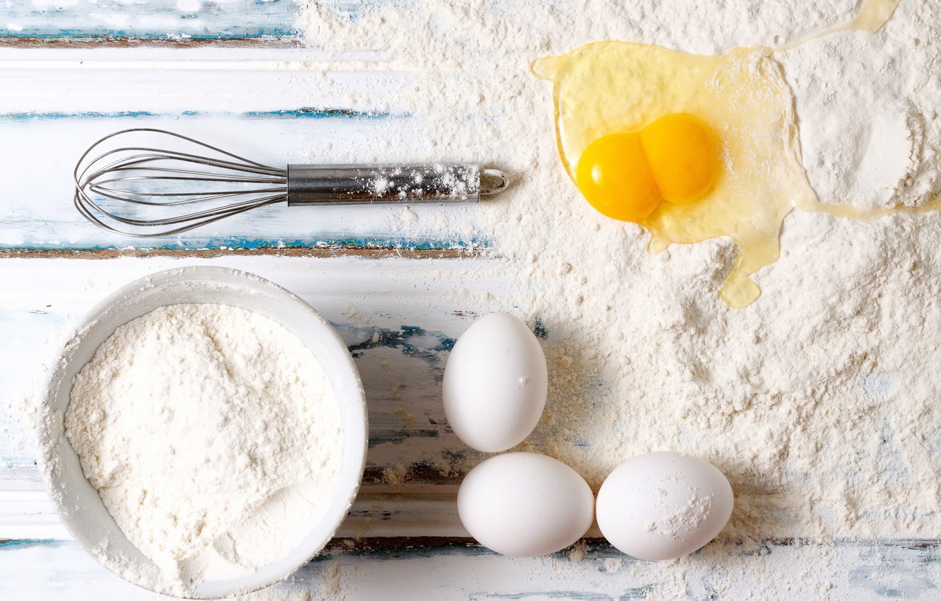 Wallpaper Food Eggs Flour Image For Desktop Section