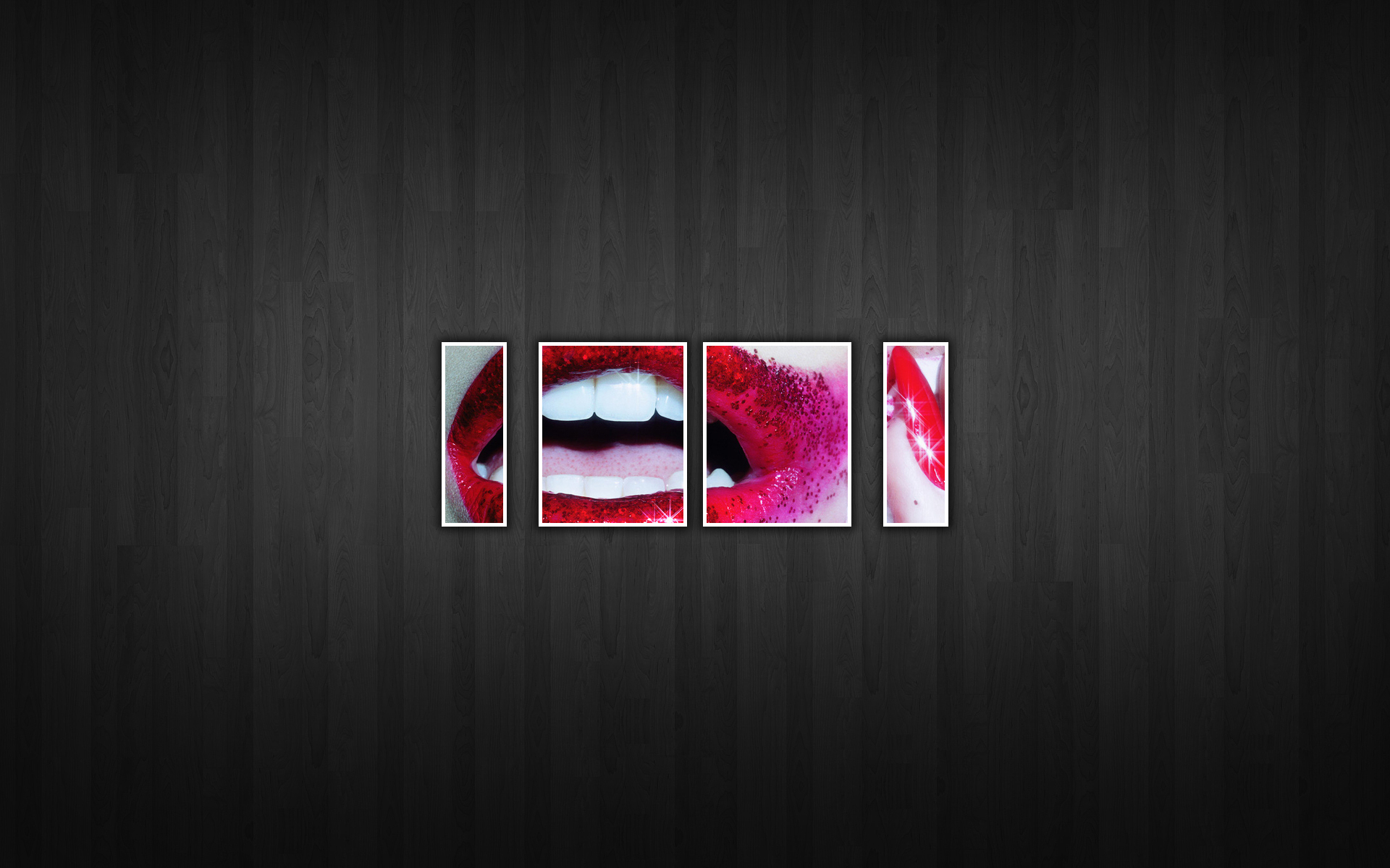 Dark Wood Red Lips Desktop Pc And Mac Wallpaper