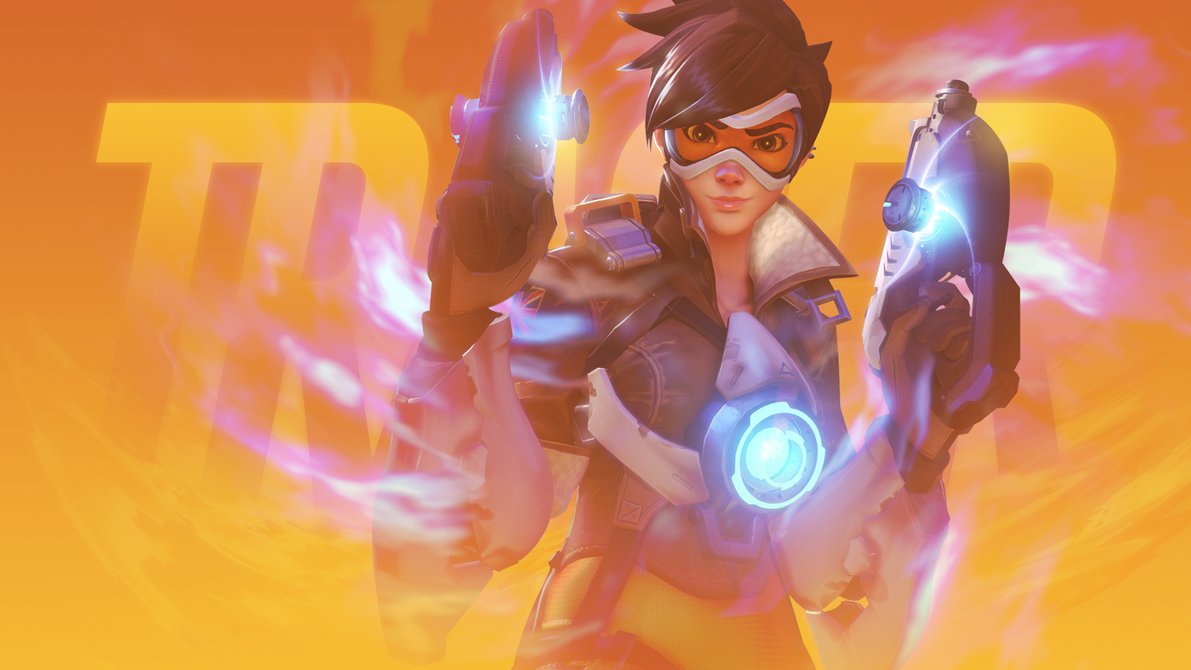 Overwatch Tracer Wallpaper By Mikoyanx