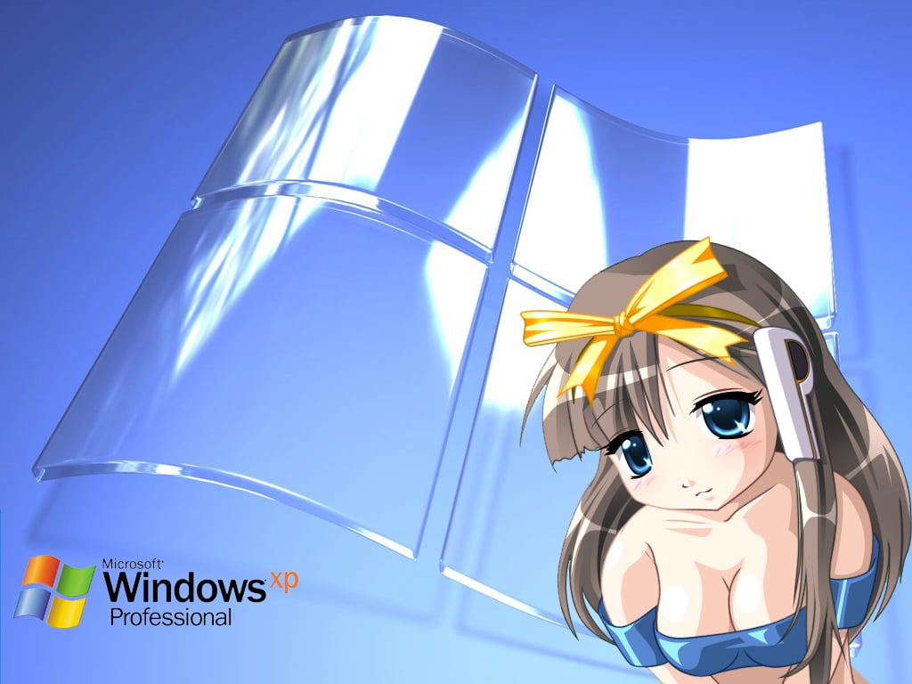 Windows xp anime wallpaper Windows xp anime picture 1024x768