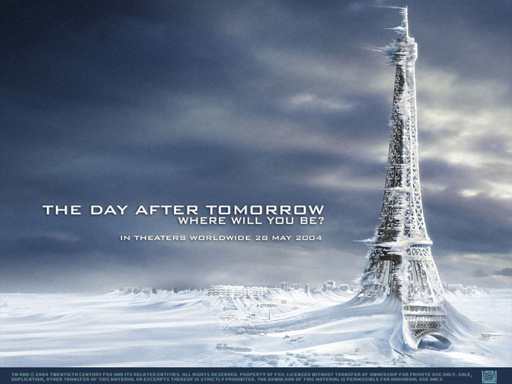Wallpaper Snow Winter Eiffel Tower Paris The Day After Tomorrow