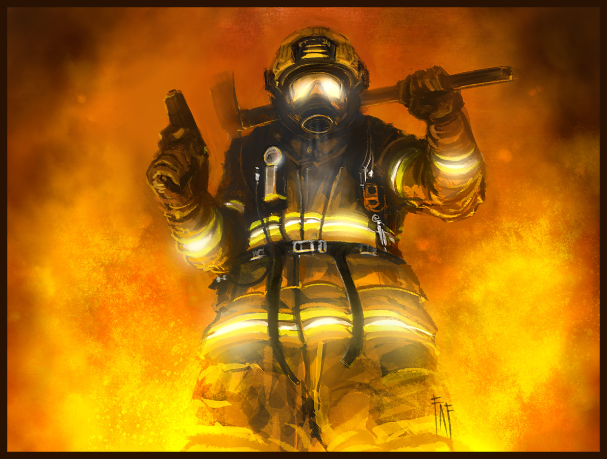 Fireman By Feenixfabay