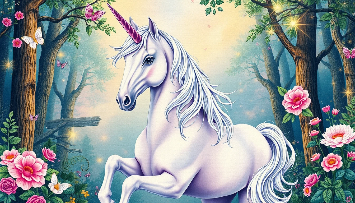 Unicorn Tapestry Wallpaper