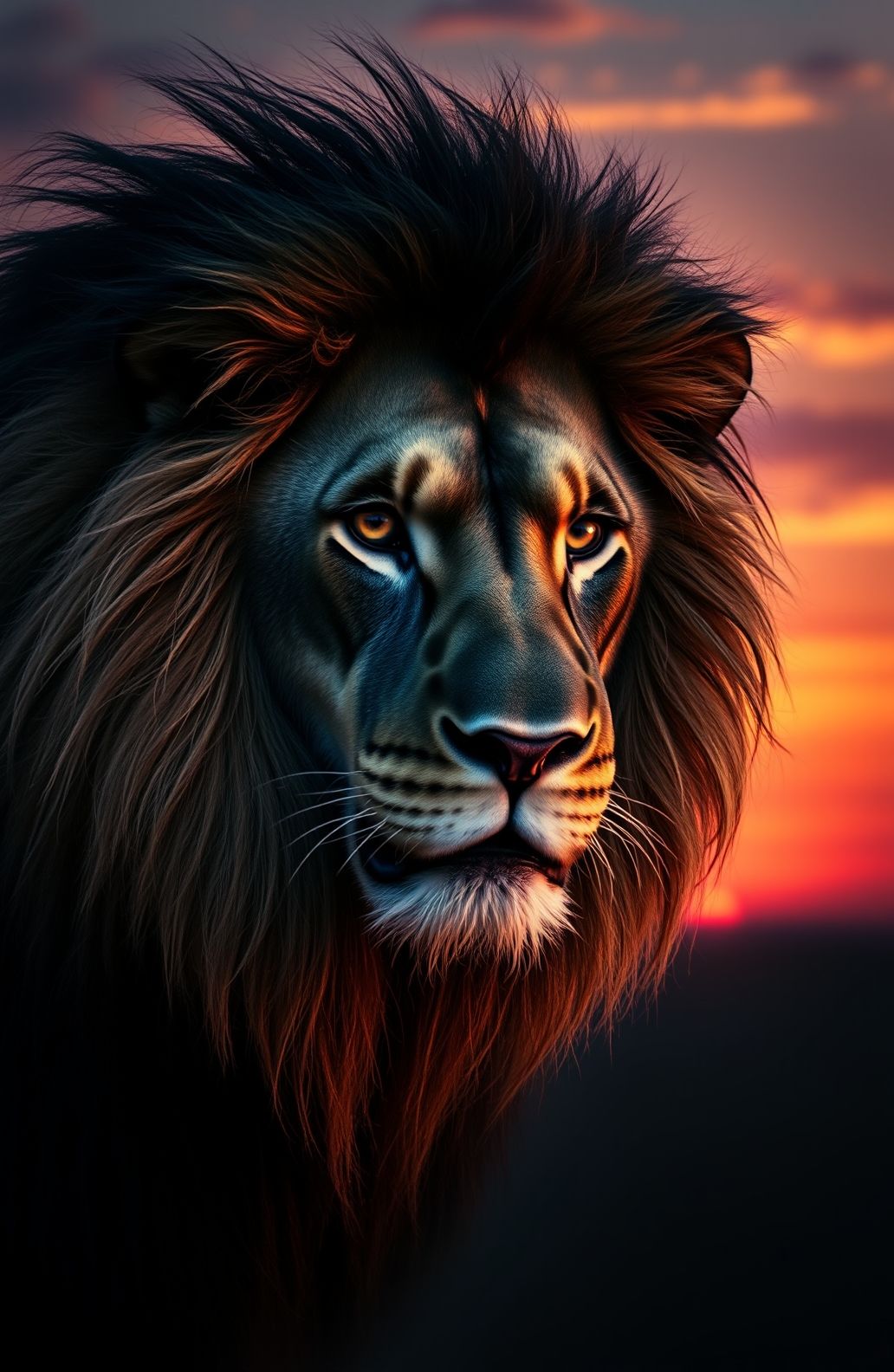 Black Lion HD Wallpaper