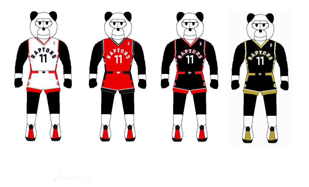 Toronto Raptors Panda By Hbgoo