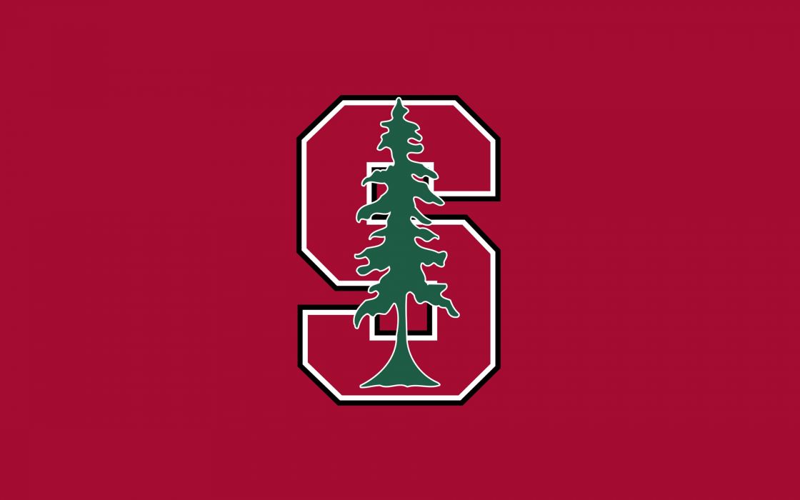 Stanford University Tree Logo Red Wallpaper