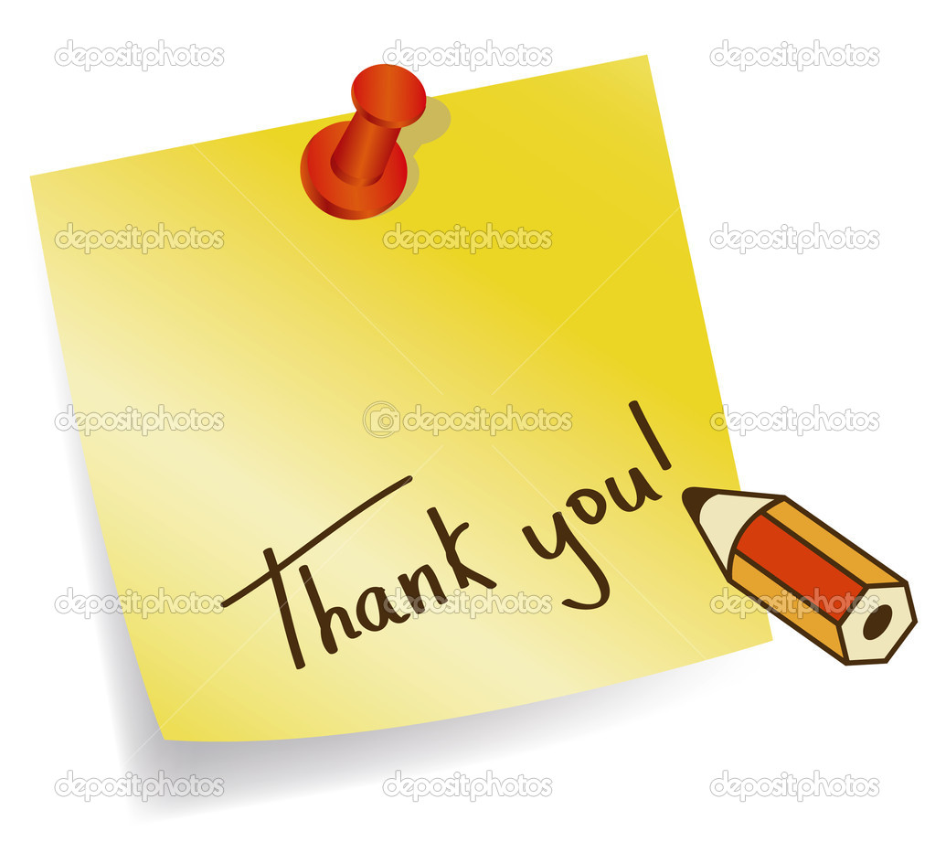Sticky Note Yellow Thank You Wallpaper S
