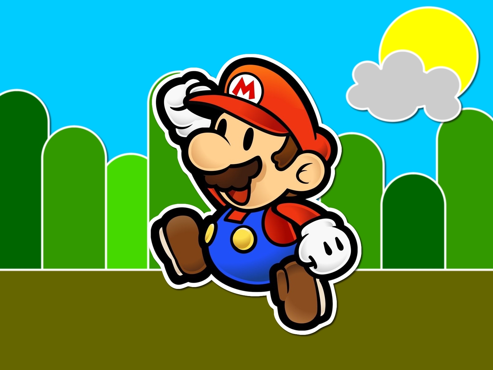 Paper Mario Hintergrund Super