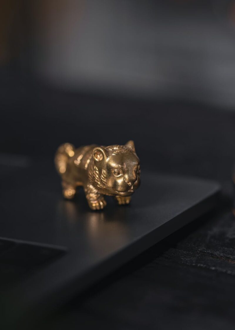 Luxurious Aesthetic Black And Gold Wallpaper To