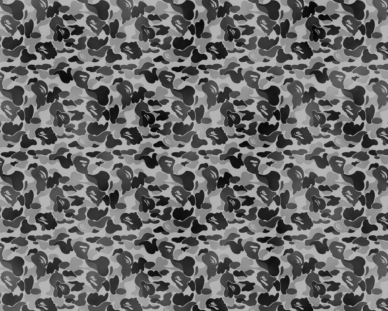 Bape Black And Gray Camo S2iww073i9hs8bar Wallpaper