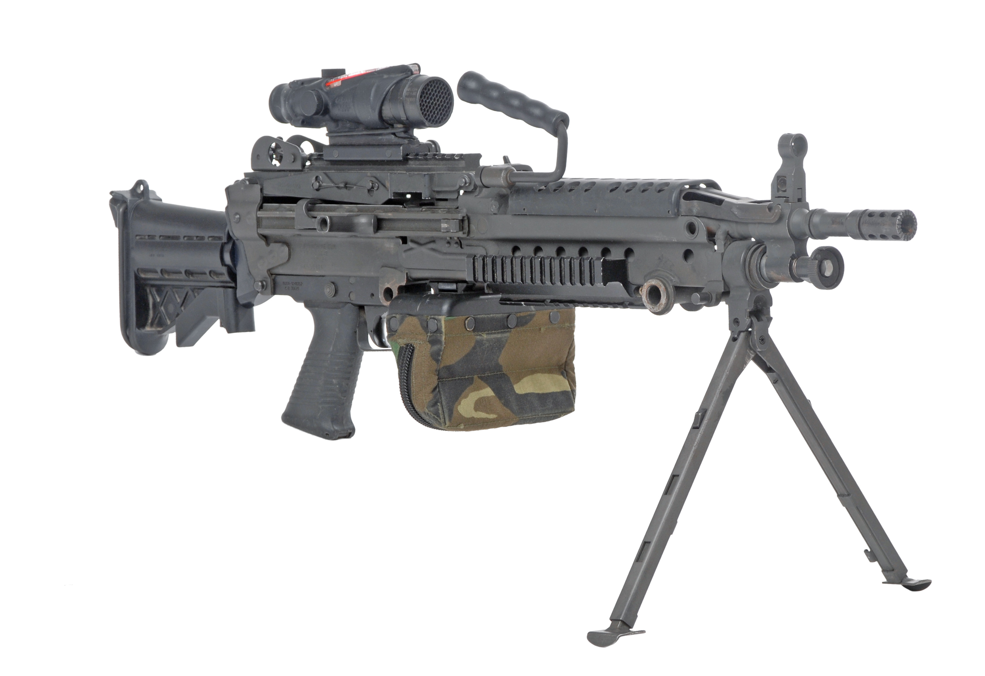 M249 SAW machine weapon gun military f wallpaper 3425x2352 192647