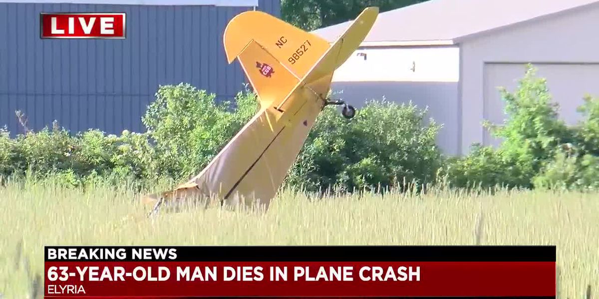 Single Engine Plane Crash In Elyria Kills Year Old Man