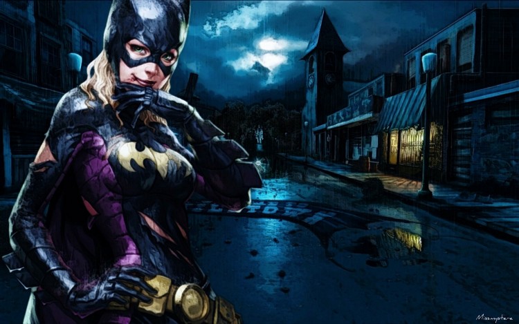 Wallpaper Ics Dc Batgirl Under The Rain By