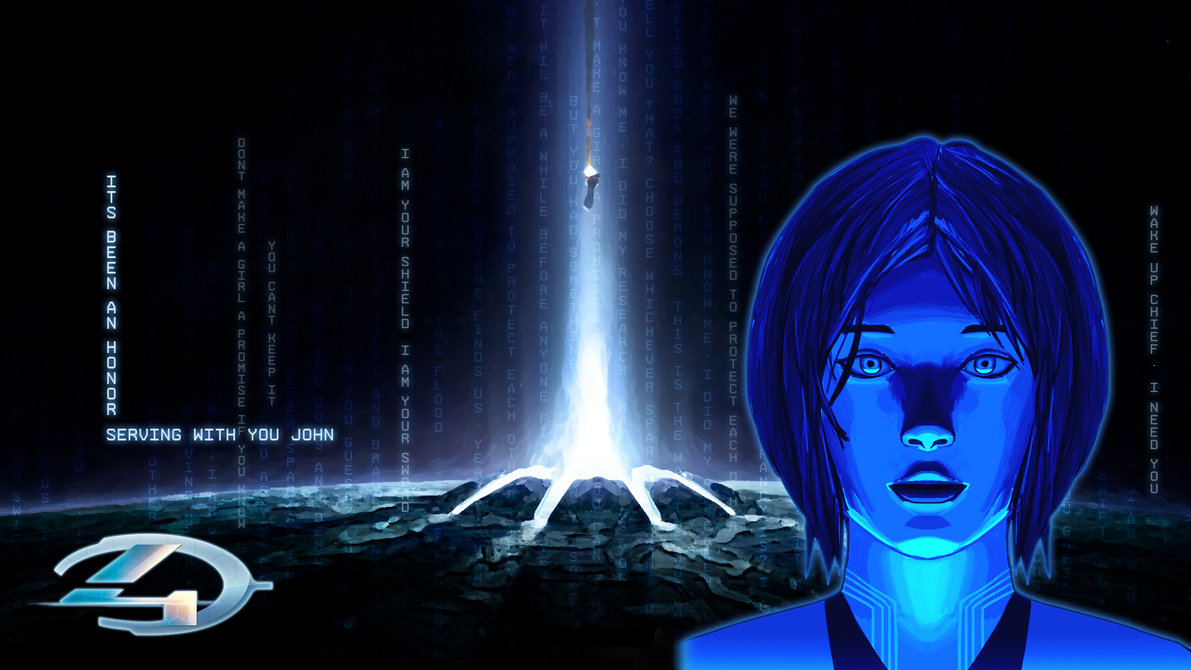 Halo4 Wallpaper Cortana Iceninjax77 Deviantart Art