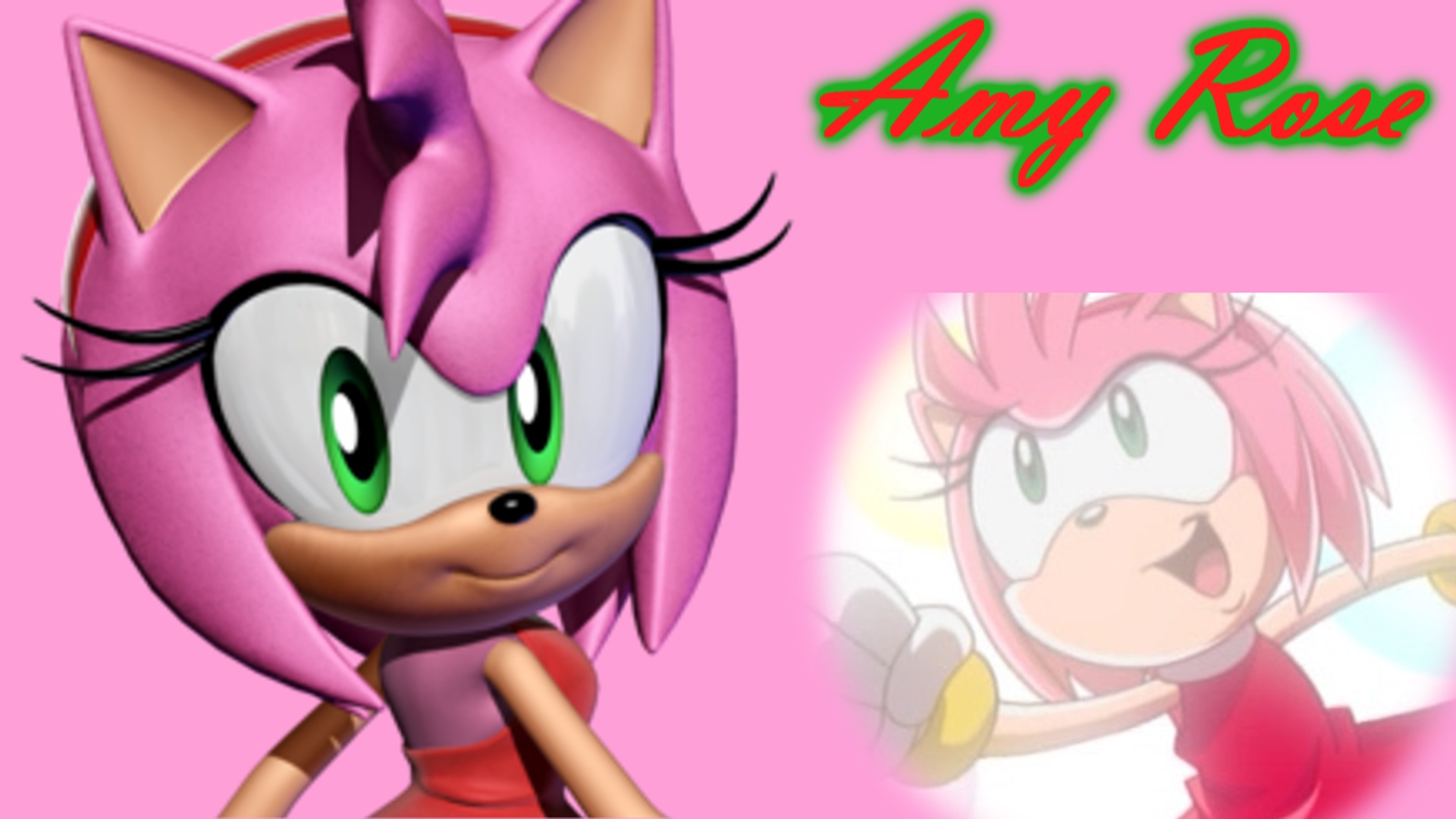 Amy Rose Wallpaper By Myzelda9