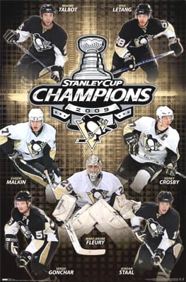 Pittsburgh Penguins Hockey 2009 Stanley Cup Champions