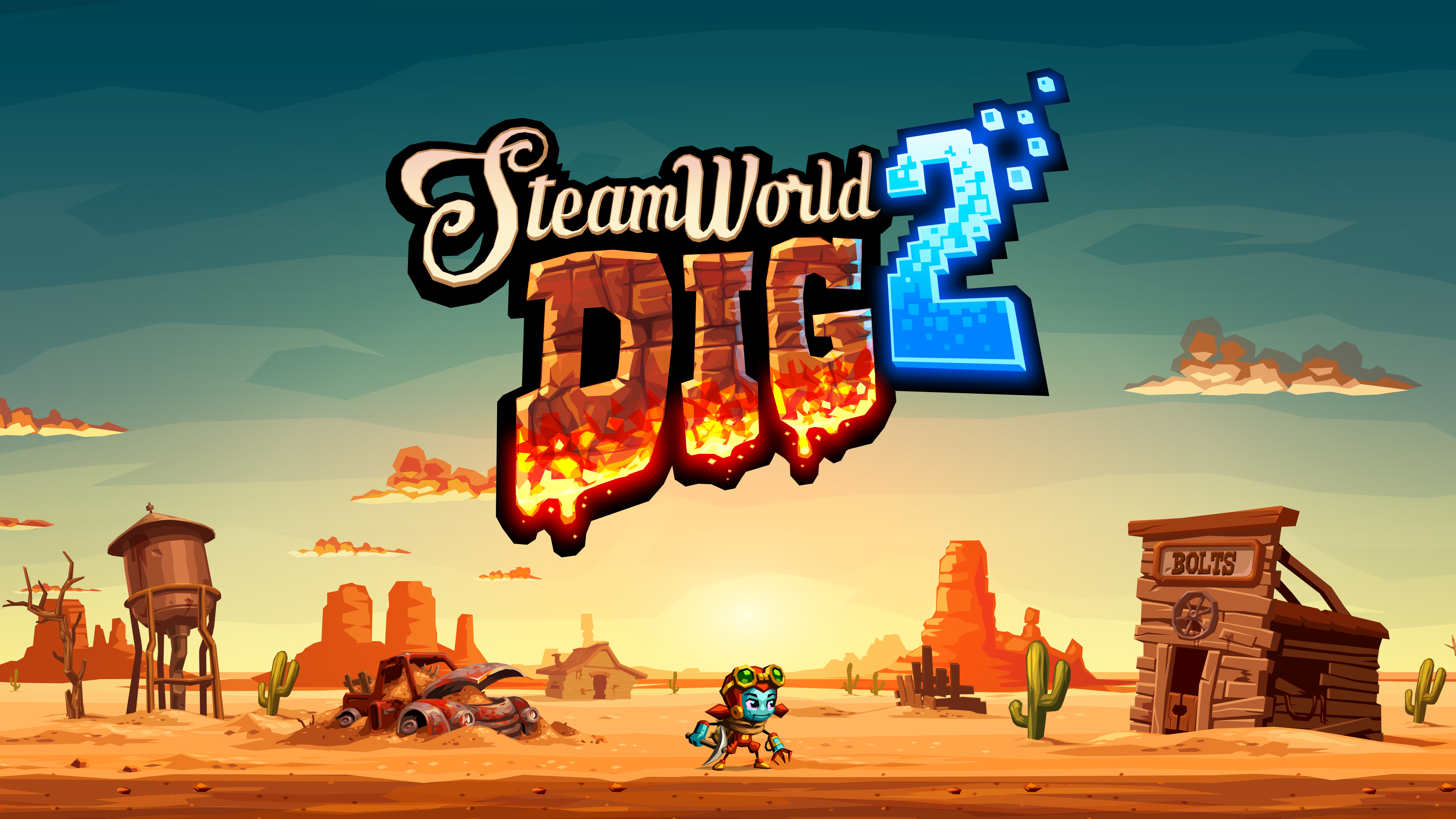 Steamworld Dig Wallpaper Desert 4k Image Form Games