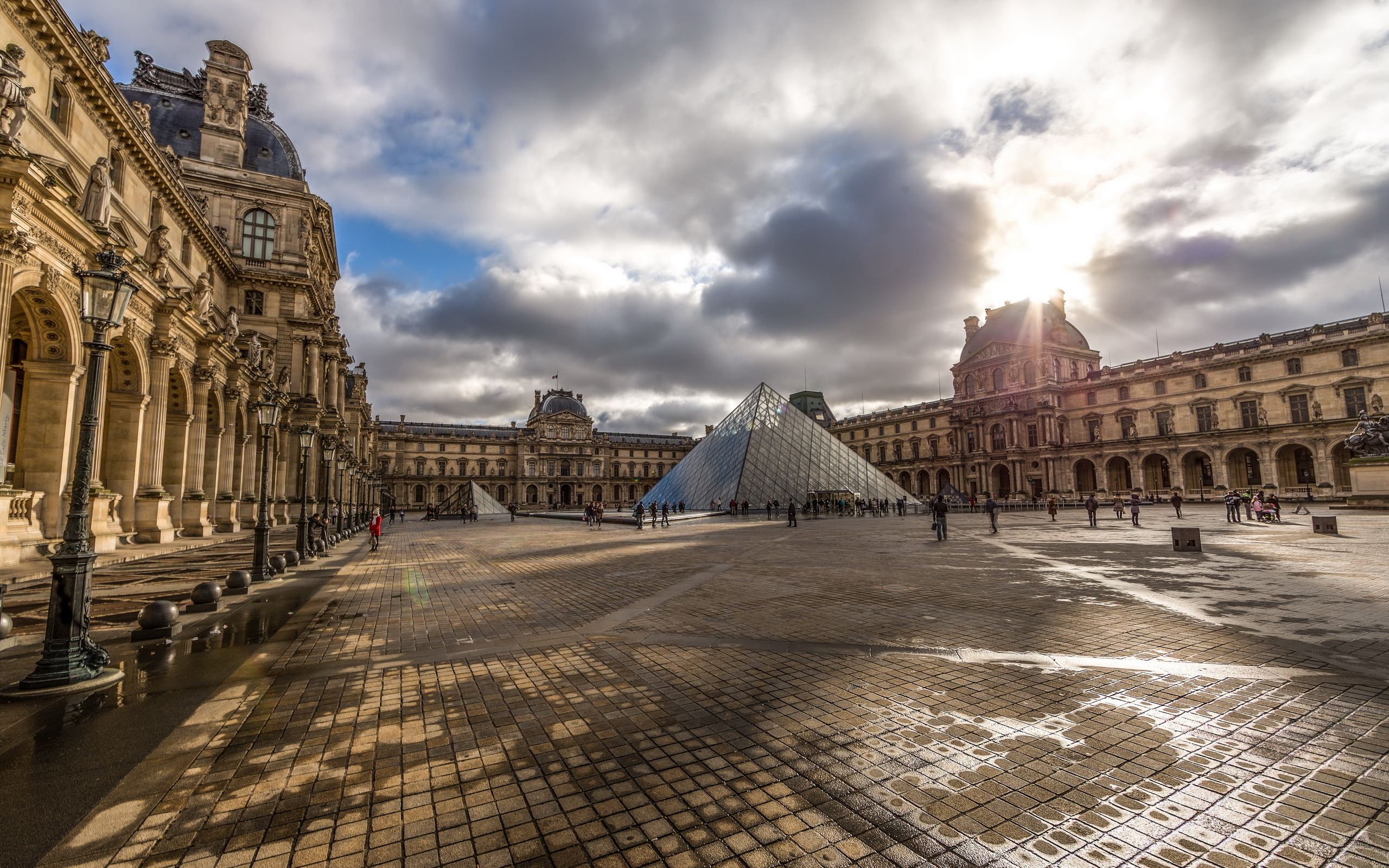 The Louvre Puter Wallpaper Desktop Background