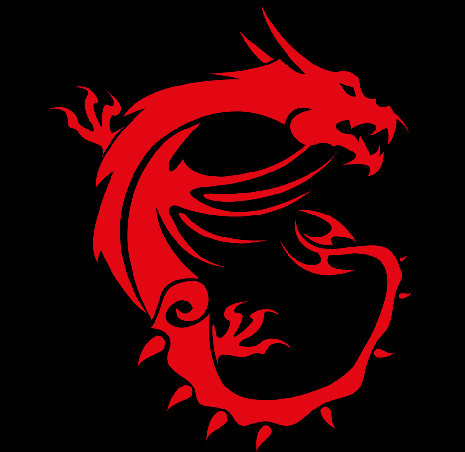 msi dragon logo naked eye