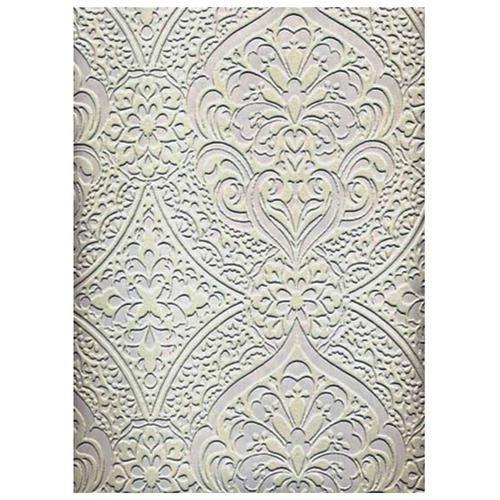 Close Paintable Wallpaper Formal Damask Look Heavy Textured