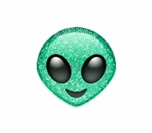 Alien Cute Emoji Girl Girly Green Hair Heart Inspiration It