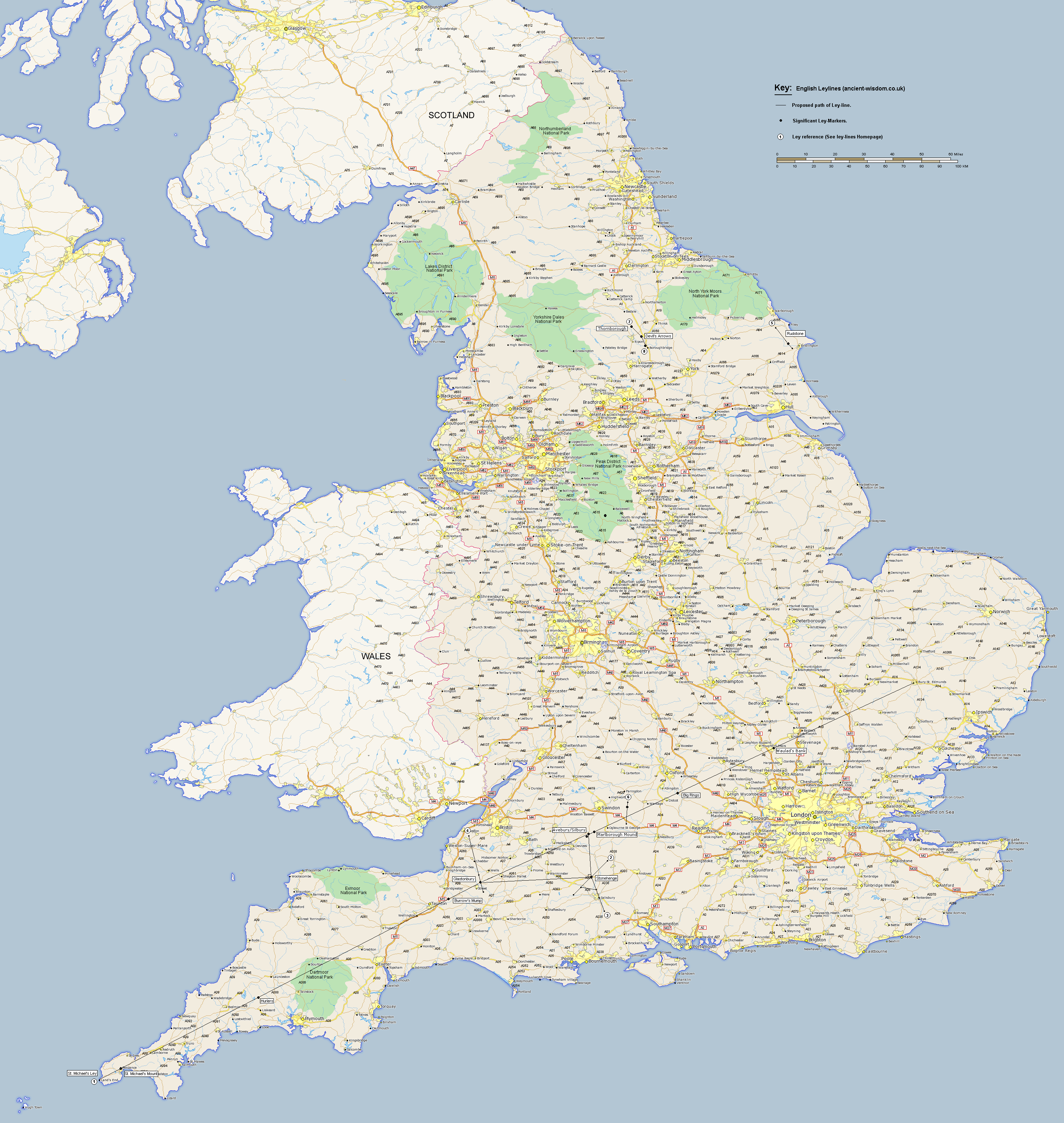 England World Map Location On