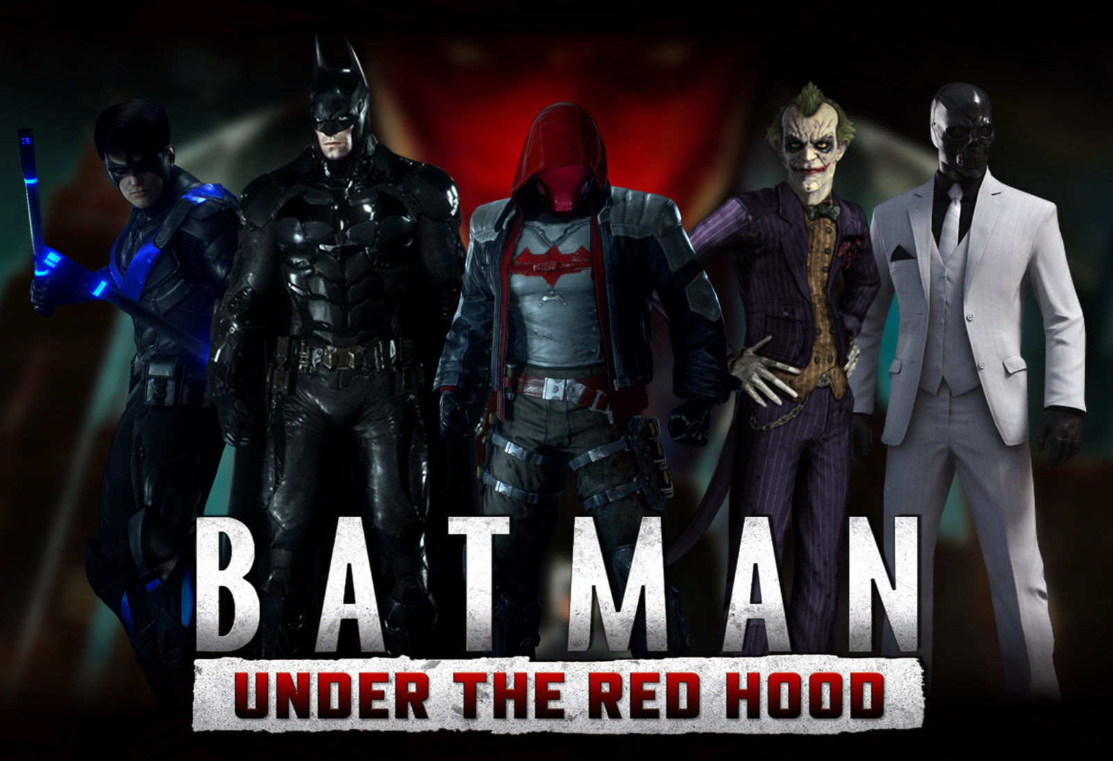Arkham Batman Under The Red Hood By Arkhamnatic