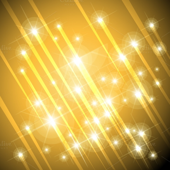 Creativemarket Gold Stars Background Falling Or