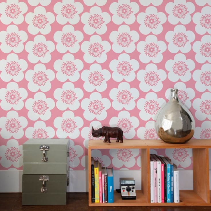 Kindle Fire HD With This Pop Floral Wallpaper Design On Them Super