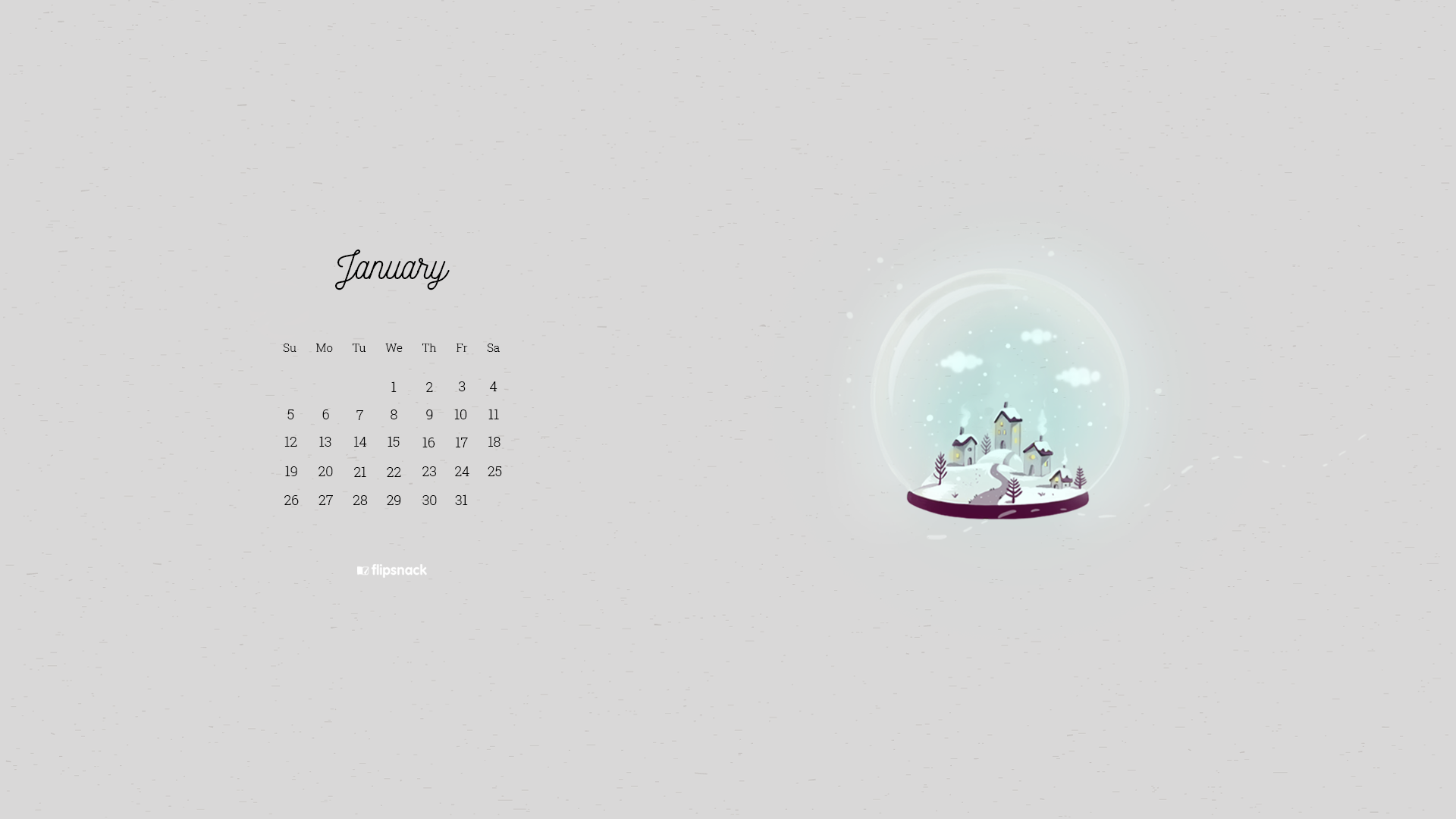 Free 2020 wallpaper calendars January   December   Flipsnack Blog