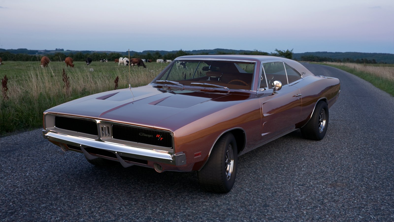 1969 Dodge Charger Rt Wallpaper   image 119