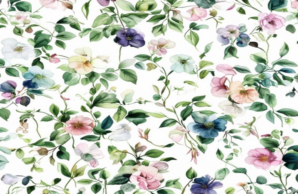 Watercolor Flowers Wallpaper