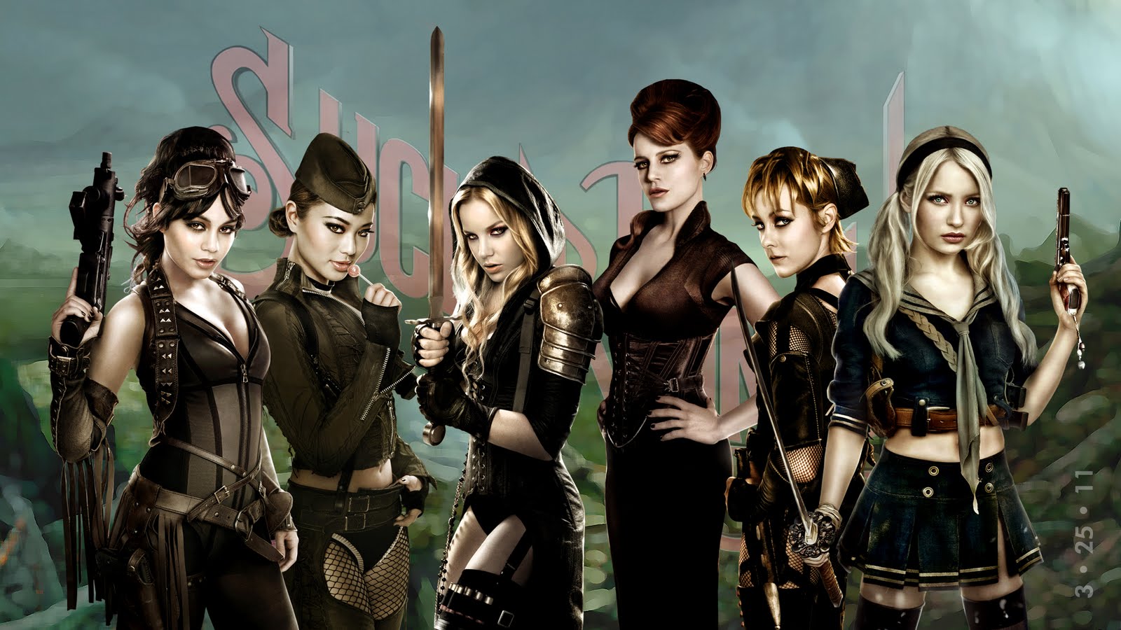 Girls From Sucker Punch Movie Cast Fantasy Team HD Wallpaper Superhot