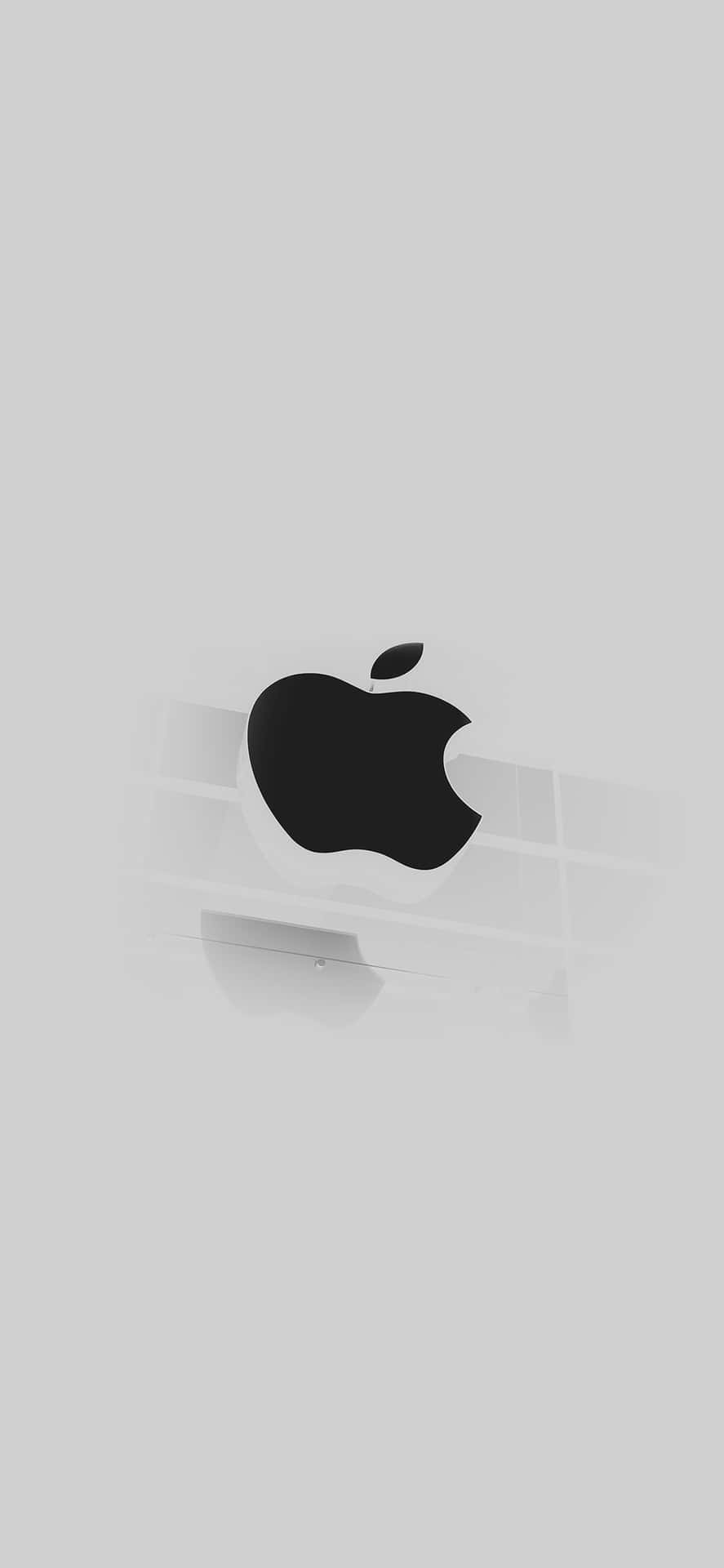 iPhone X Apple Logo Tilted Wallpaper