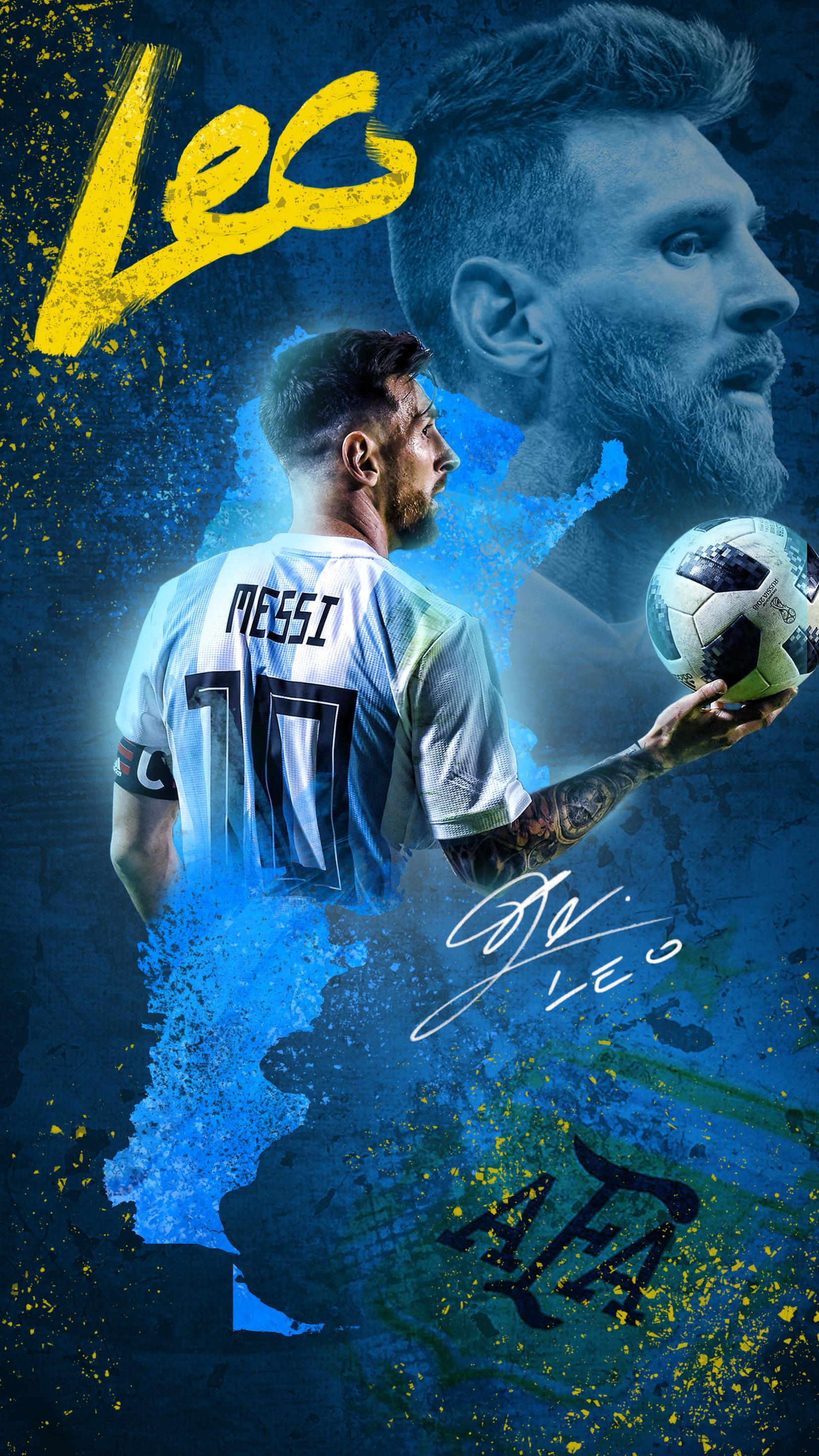 Lionel Messi World Cup Phone Wallpaper By GraphicsamHD On