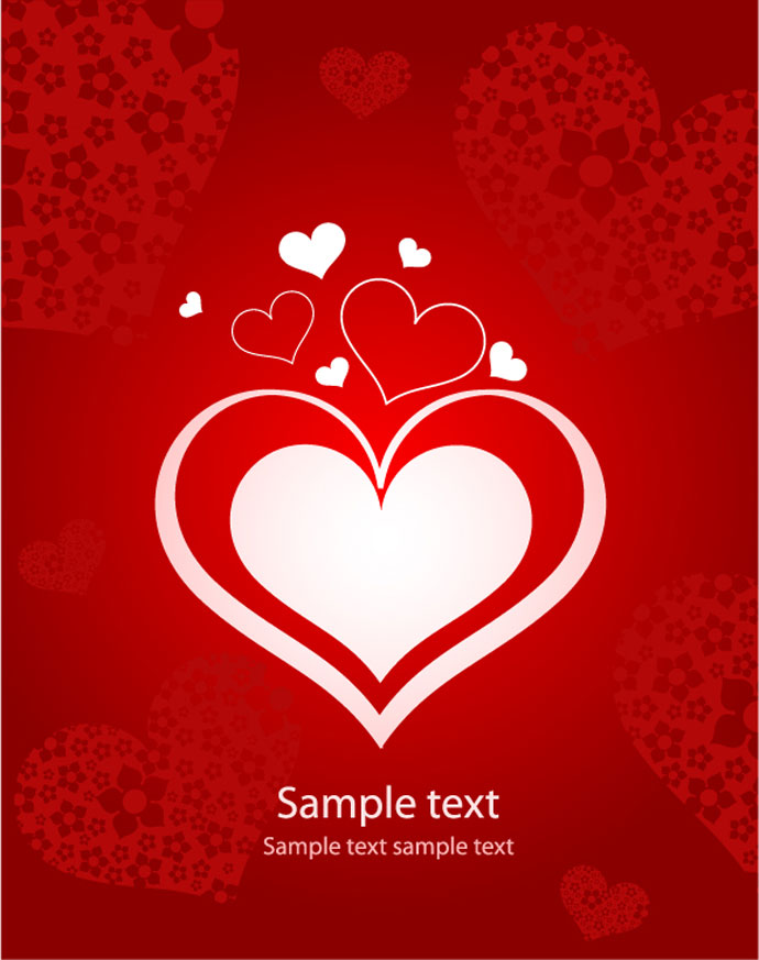 Red Colorful Valentines Day Card Greeting Cards Valentine S You