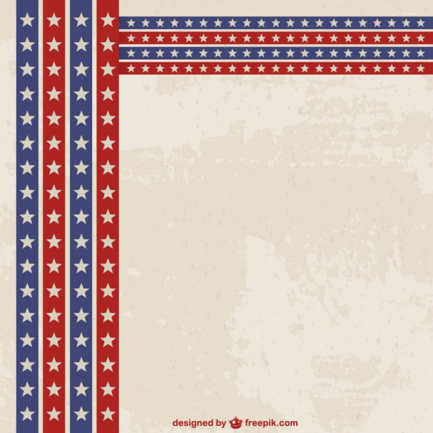 United States Grunge Textured Background Vector