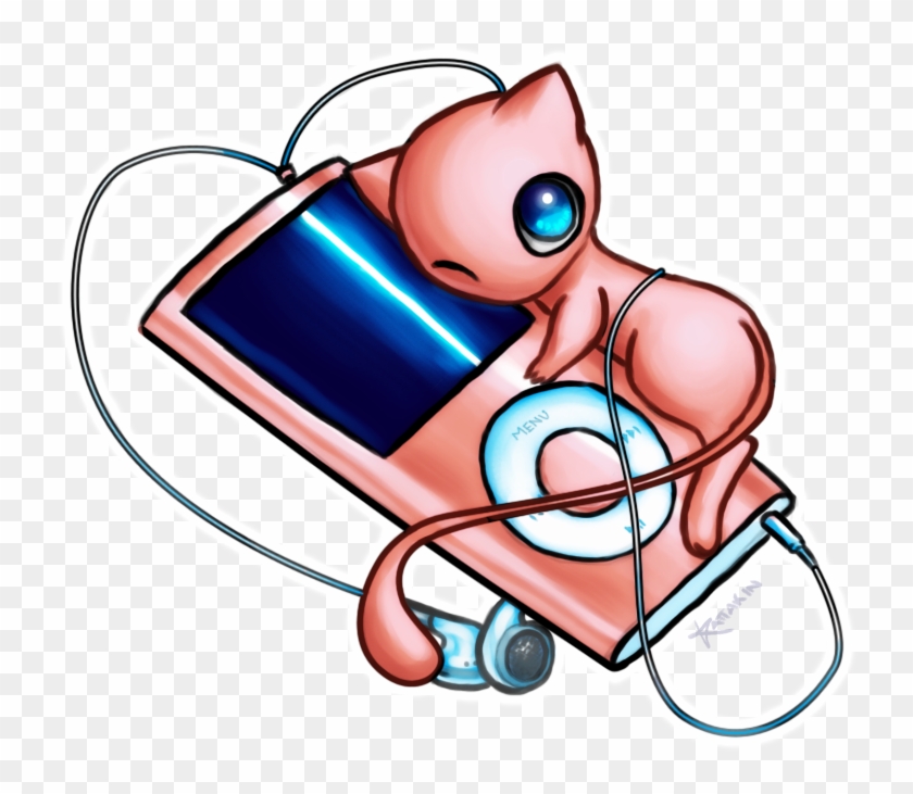 Mew The Pokemon Images Mew With An Ipod Hd Wallpaper HD Png