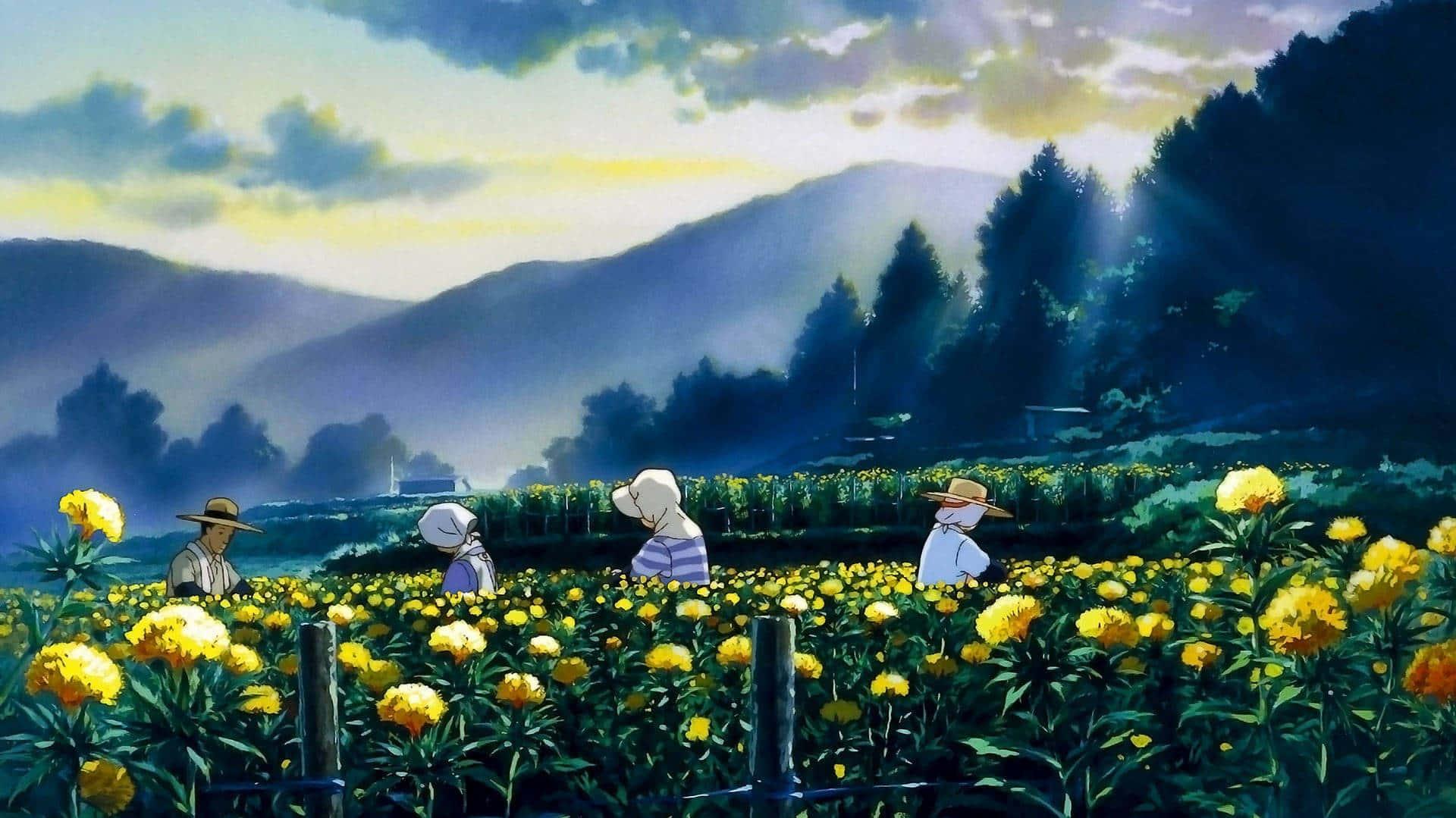 Enchanting Studio Ghibli Scenery Wallpaper