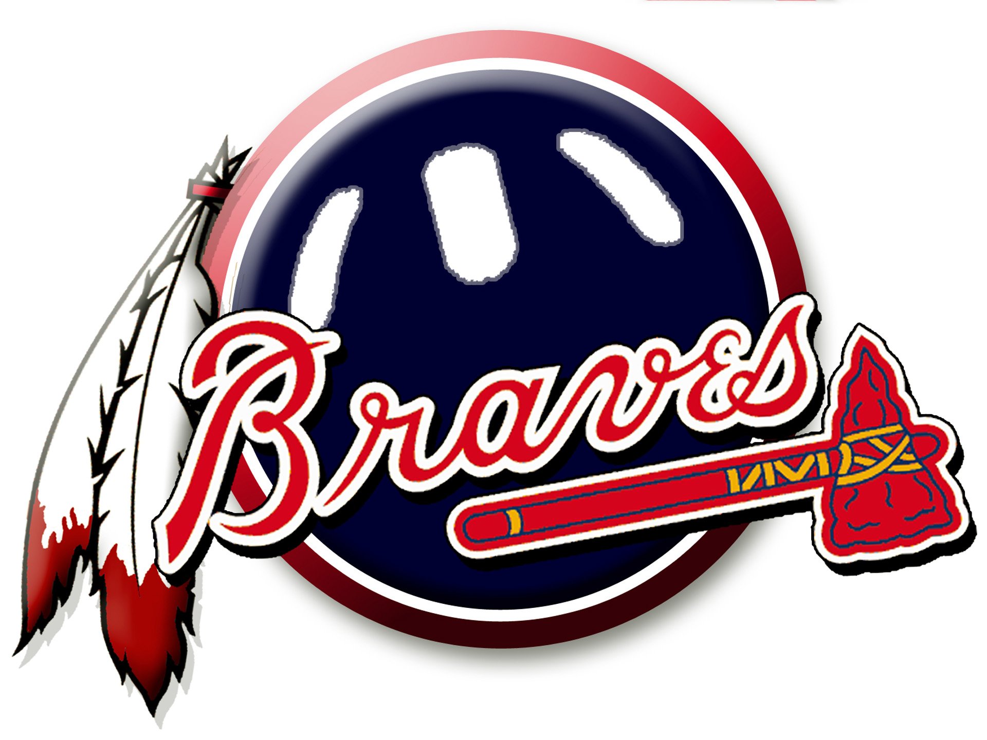 [42+] Atlanta Braves Logo Wallpaper on WallpaperSafari