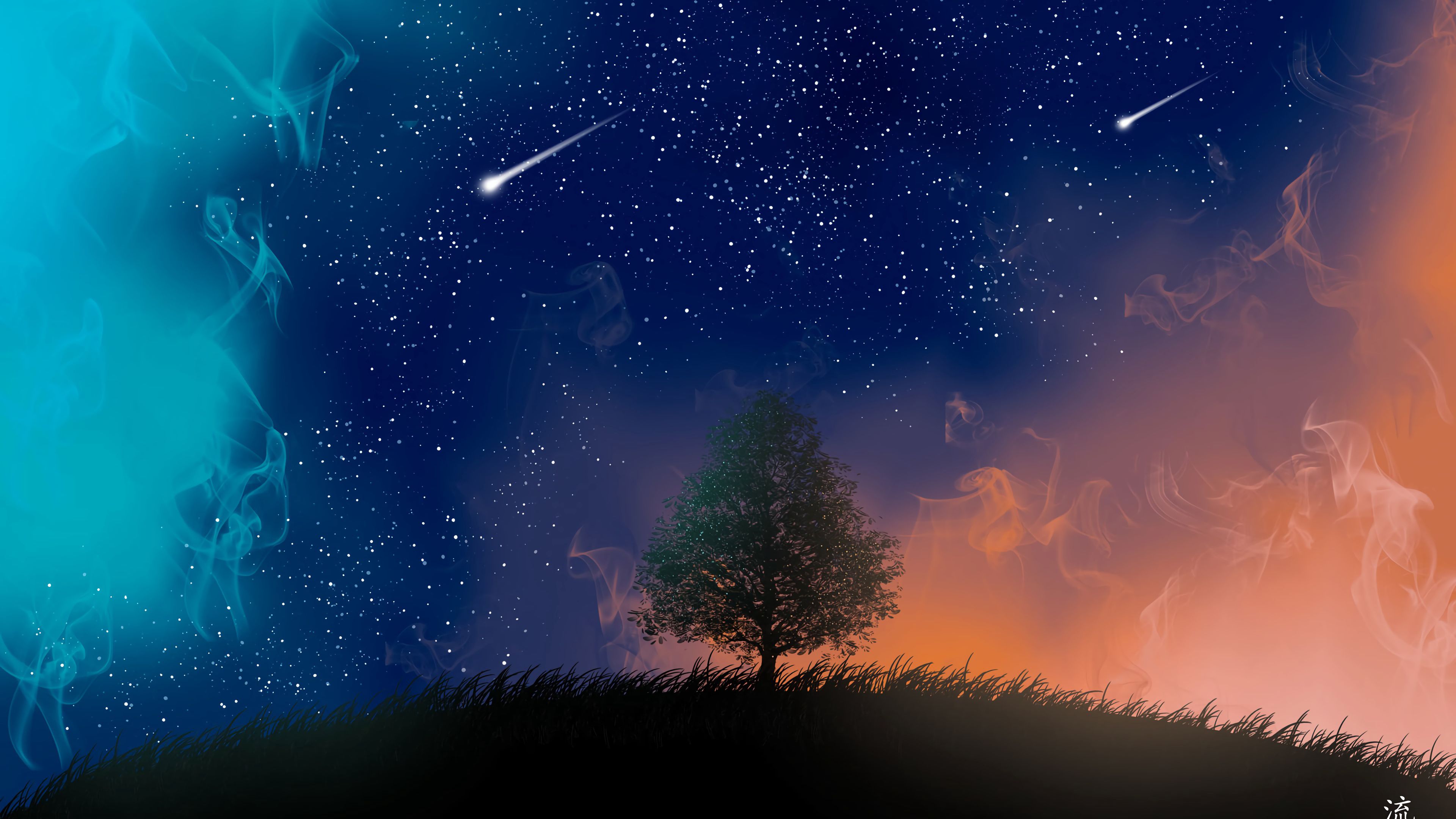 Starry Night Sky Wallpaper
