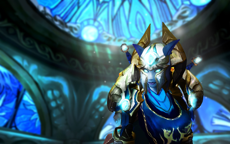 Veyl Draenei Paladin By Findae Wallpaper